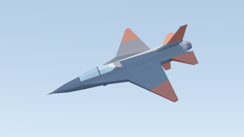 A Low Poly F-16 preview image